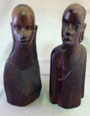 Maasai Warrior Couple Maasai Warrior Couple