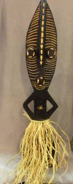Alija Dancer with Raffia Skirt Alija Dancer with Raffia Skirt