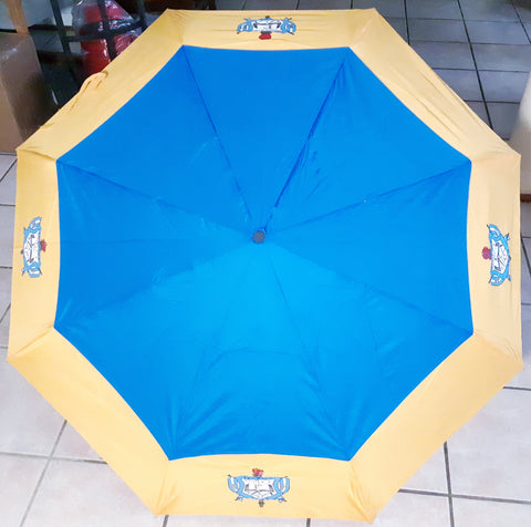 Sigma Gamma Rho Sorority Hurricane Large Umbrella Blue Handle Sigma Gamma Rho Sorority Hurricane Large Umbrella Blue Handle