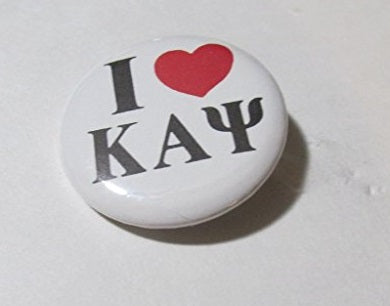 Kappa Alpha Psi "I <3 KAP" Button Pin
