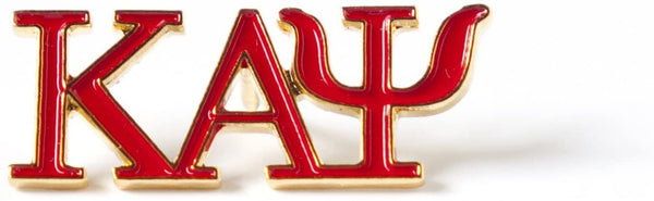Kappa Alpha Psi 3 Letter Red Color Lapel Pin