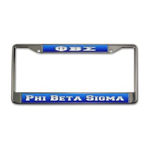 Phi Beta Sigma Metal License Plate Frame Phi Beta Sigma Metal License Plate Frame