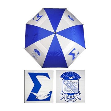 Phi Beta Sigma New Fraternity 30'' Wind Resistant Auto Open Umbrella Phi Beta Sigma New Fraternity 30'' Wind Resistant Auto Open Umbrella