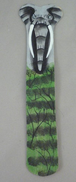 Leather Elephant Bookmark