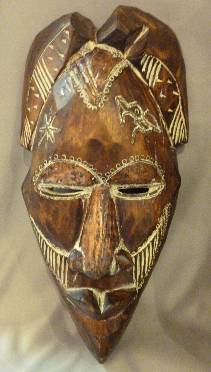 Bamileke Copper Mask