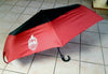 Delta Sigma Theta Sorority Large Hurricane Umbrella Red/Black (Black Handle)
