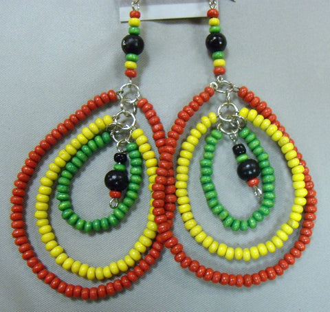 African Beaded Earrings