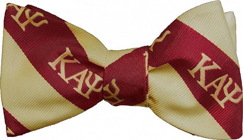 Kappa Alpha Psi ‎Crimson & Cream Bow Tie & Handkerchief Set