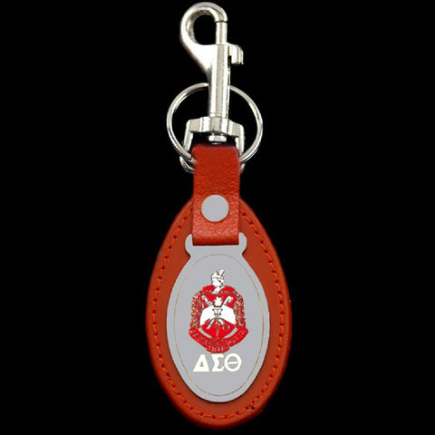 Delta Sigma Theta Sorority New Green Greek leather Tear Drop Keychains