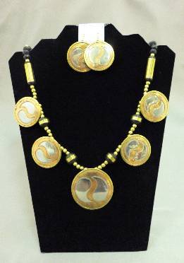 Ying-Yang Brass Jewlery Set