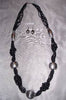 Black Beaded Necklace Set