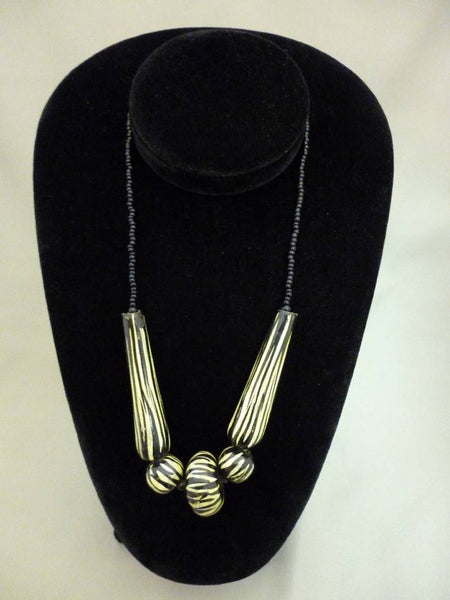 Kenya African Zebra Necklace