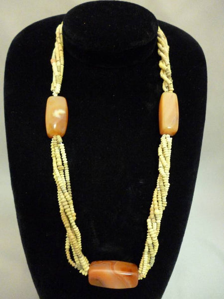 Nigerian Coral Beaded Necklace