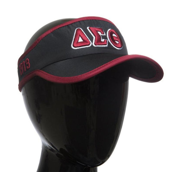 Delta Sigma Theta Sorority Visor Black