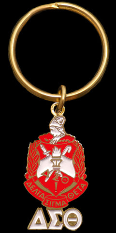 Delta Sigma Theta Sorority Shield Keychain