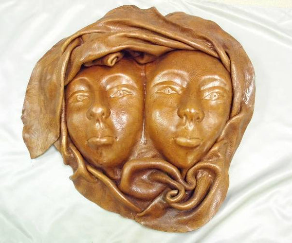 Two Face Leather Faces Mask