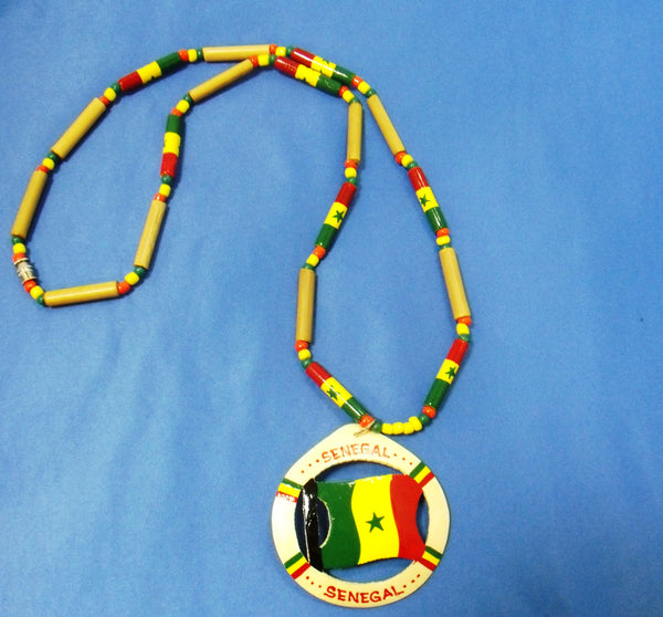 SENEGAL FLAG NECKLACE